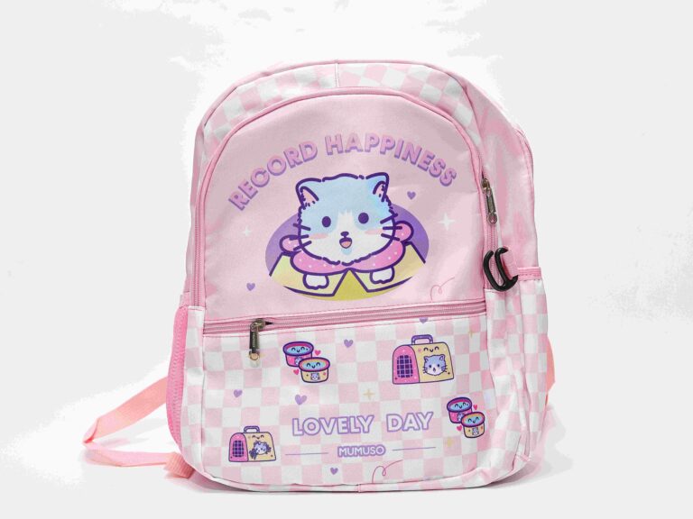 MUMUSO Cute Cat Backpack (Pink) product image