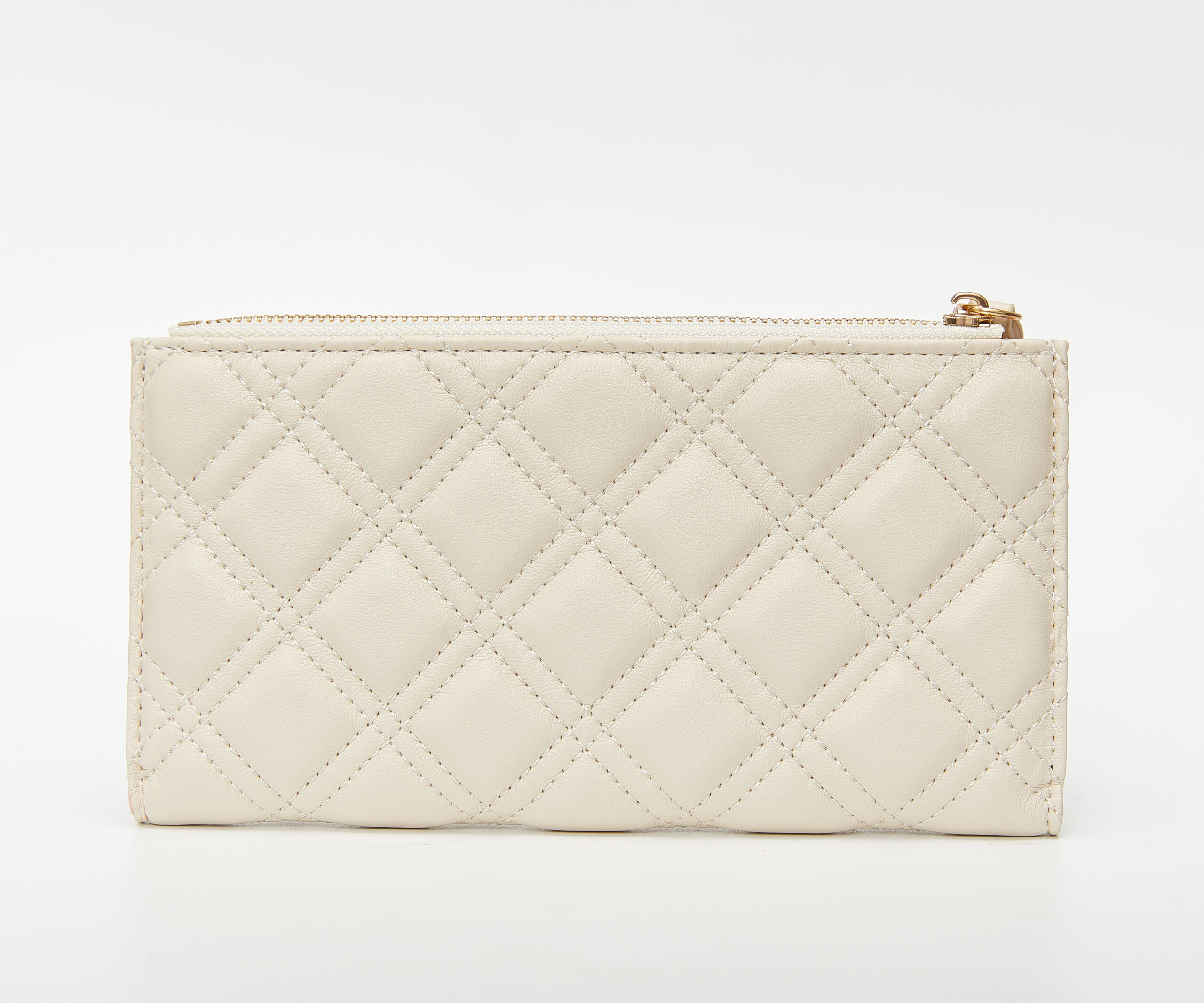 MUMUSO Rhombus Long Wallet-Beige product image