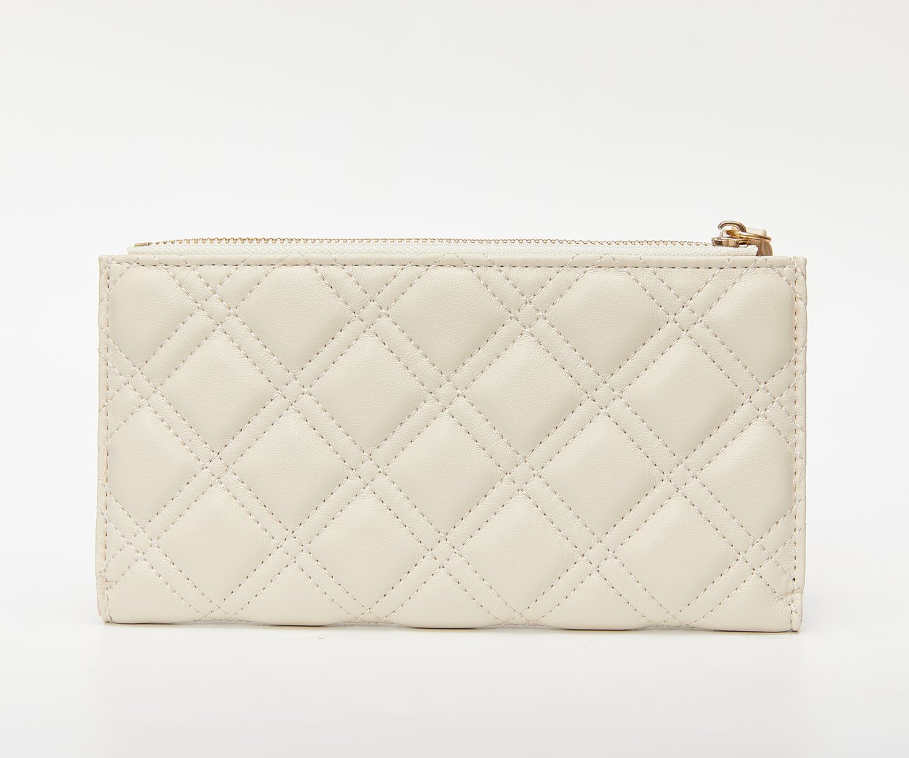 MUMUSO Rhombus Long Wallet-Beige alternate product view