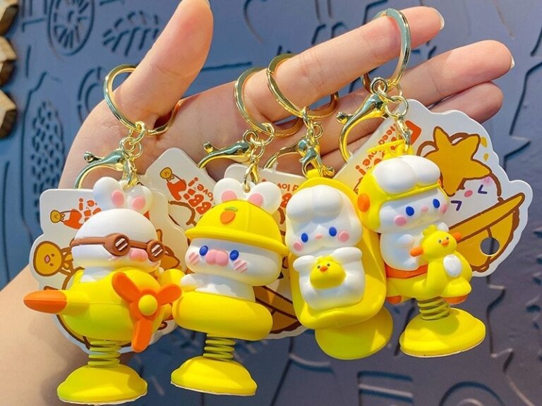 MUMUSO Cartoon Rabbit Keychain With Sticky Base product image