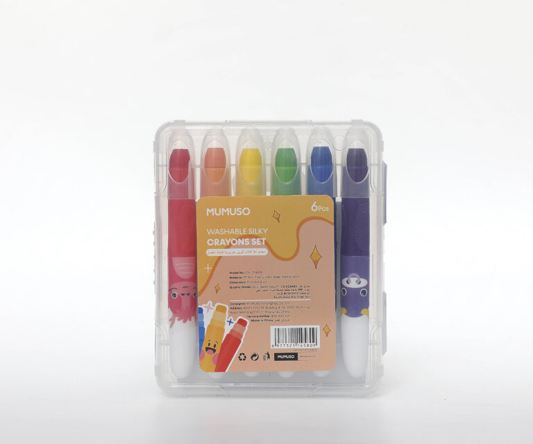 MUMUSO Washable Silky Crayons Set (6 Pcs) product image