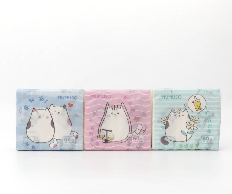 MUMUSO Fashion Printed Tissues (Cute Cat) product image