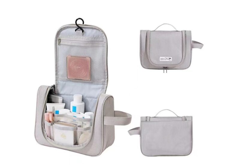 MUMUSO Large-Capacity Travel Cosmetic Bag-Grey product image