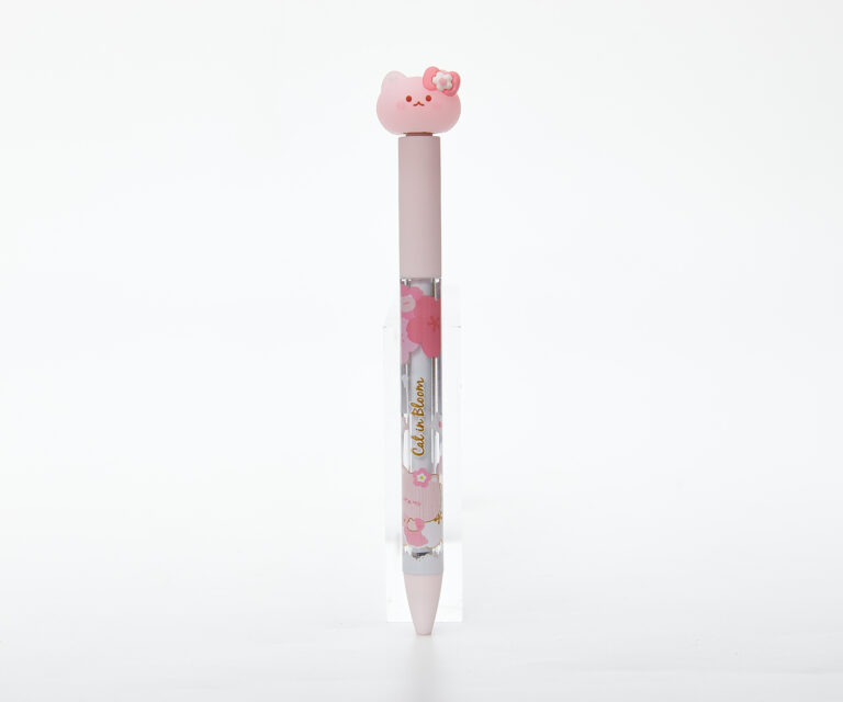 MUMUSO Stress Relief Gel Pen (Kitten & Cherry Blossom) product image