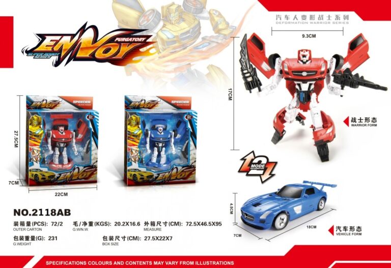 MUMUSO 2-In-1 Transforming Robot & Car Toy product image