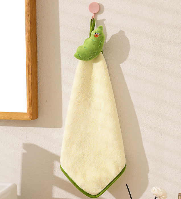 MUMUSO Cartoon Pea Hand Towel product image