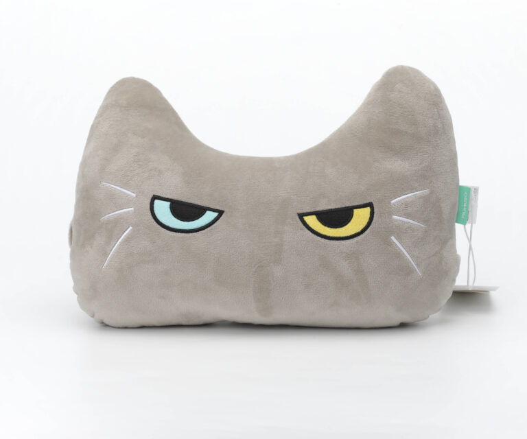MUMUSO Bone-Shaped Neck Pillow (Grey Cat) product image