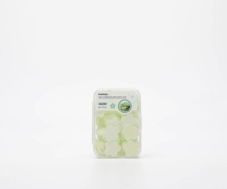 MUMUSO Green Flower Soap Paper Sheets (Aloe) product image